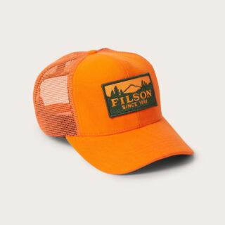 Filson meeste kvaliteetne nokamüts võrguga oranž