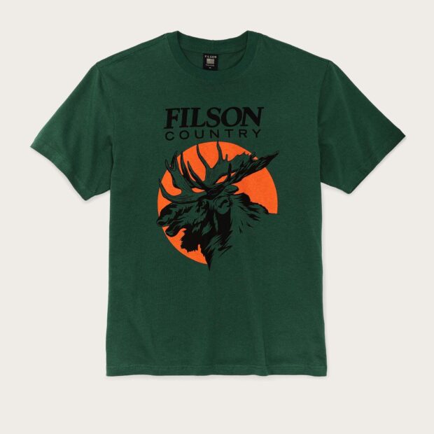 Filson S/S Pioneer Graphic GREEN MOSE T-särk